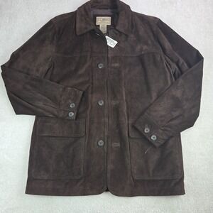 L.L. Bean Brown Suede Jacket